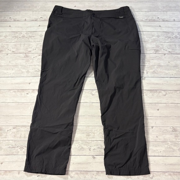 Eddie Bauer Womens Black Convertible Cargo Hiking Pants Size 16 - Picture 4 of 15